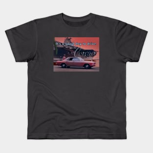 It's a Good Day To Drive - Corvair Monza Sedan Kids T-Shirt